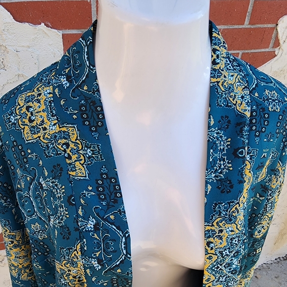 Medium Women House of Harlow 1960 REVOLVE kimono open jacket boho print - Picture 5 of 16